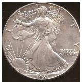 Silver Walking Liberty 1987 1 OZ