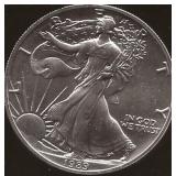 Silver Walking Liberty 1989 1 OZ