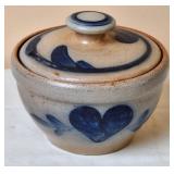 Rowe Pottery Works Stoneware Crock Bowl w/Lid