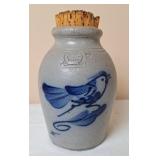 Rowe Pottery Works Stoneware Crock w/Cork