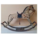 Dapple Gray Rocking Horse, Handmade