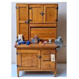 Mini Hoosier Boy Salesman Sample Cabinet