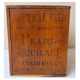 Pearl Mucilage Wooden Box