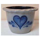 Rowe Pottery Works Scalloped Edge Planter