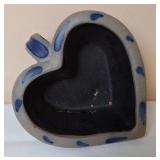 Rowe Pottery Works Heart Shaped Baking Dish