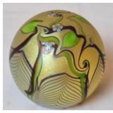 Orient & Flume Art Glass Paperweight