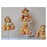 Cherished Teddies Figurines (4)