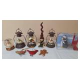 Christmas Snow Globes, Ornaments & What Nots