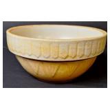 Salt-Glazed Stoneware Crock Bowl, Antique