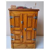 Salesman Sample Oak Ice Box
