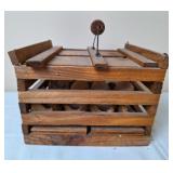 Wooden Slat Egg Crate, Primitive