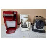 Keurig, Mr. Coffee and Toaster