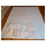 Earl & Wilson White Coverlet & Bed Linens