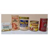 Pream, Calumet, Durkee Tins & Derby Peter Pan Jar