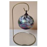 Fenton ? Carnival Glass Christmas Ornament