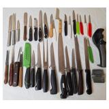 Kitchen Knives and Knife Sharpener