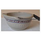 Red Wing Gray Line Spongeband Batter Bowl,