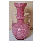 Murano ? Silver Foil Cased Glass Vase