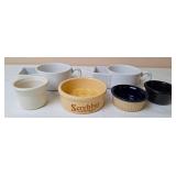 Soup & Cracker Bowls, Scrubber Crock, Ramikin