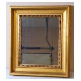Wall Mirror w/Gold Tone Frame