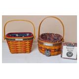 2 Longaberger Inaugural Basket