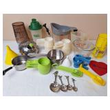 Measuring Cups, Spoons, Funnel, Steamer Basket