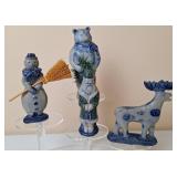 4 Rowe Pottery Works Figurines