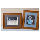 N.A. Noel "Emma" & "My Calf" Amish Pictures,