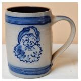 Rowe Pottery Works Santa Mug