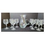 Princess House Heritage Pitcher & Stemware