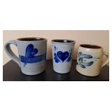 Rowe Pottery Works & Wisconsin Pottery Mugs