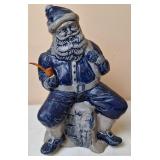 Rowe Pottery Works Santa w/Pipe Figurine