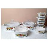 Corning Ware Spice Of Life Casserole Dishes