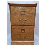 Manufactured Wood 2-Drawer Filing Cabinet