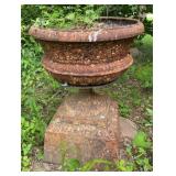 Cast Metal Urn Planter