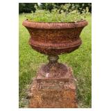 Cast Metal Urn Planter