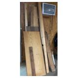 Lumber in Back of Barn