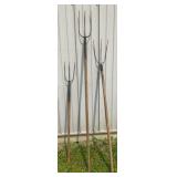 Primitive 3-Prong Pitch Forks