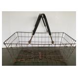 Vtg Wire Gathering Basket