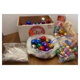 Plastic Christmas Ornament Balls & Icicles