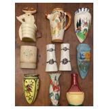 Vtg Wall pockets made in Japan