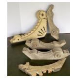 Antique Gingerbread Pieces