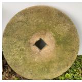 Antique Grinding Wheel 16.25in dia, 1.5in thick