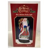 Old World Christmas 2011 Radiant Santa Light