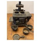 Queen Cast Iron Toy Cookstove