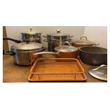 Various Pots & Pans (most have lids)