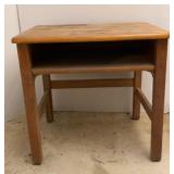 Antique Elementary School Oak Desk