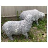 Resin Sheep 16in tall, 27in long