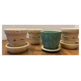 McCoy Sand-dollar and Longaberger planters