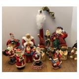 Wooden & Resin Santa Decor